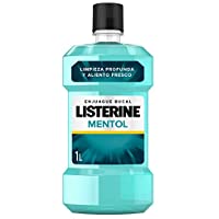 Los mejores  - Listerine- Enjuague Bucal Mentol- 1000 ml